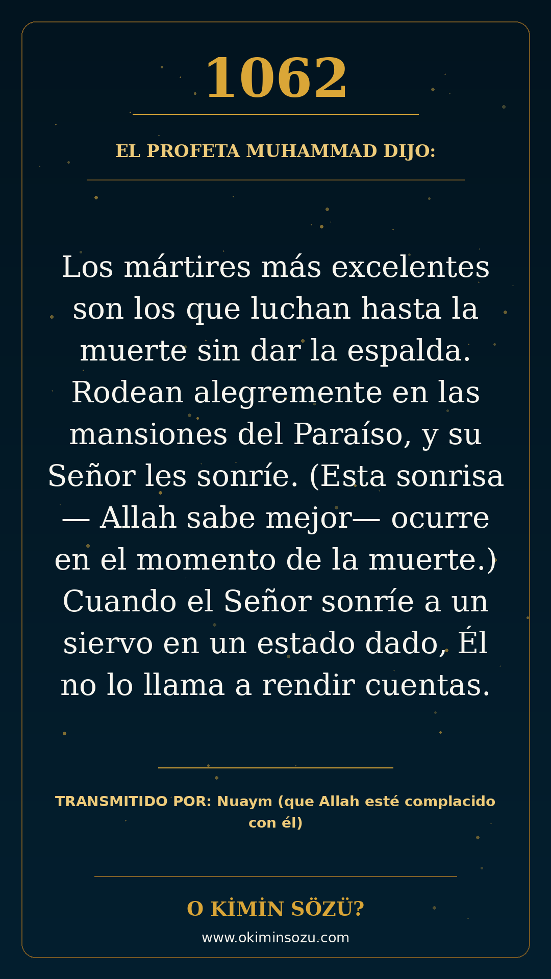 hadis 1062 es