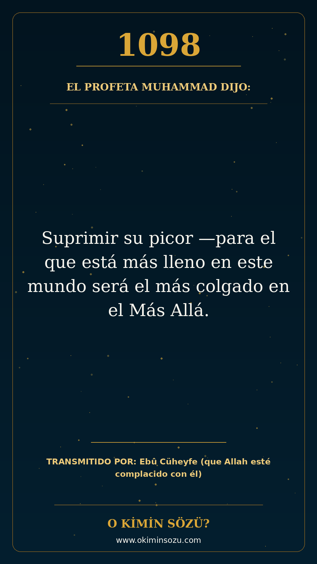 hadis 1098 es