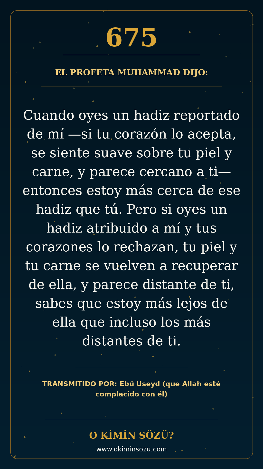 hadis 0675 es