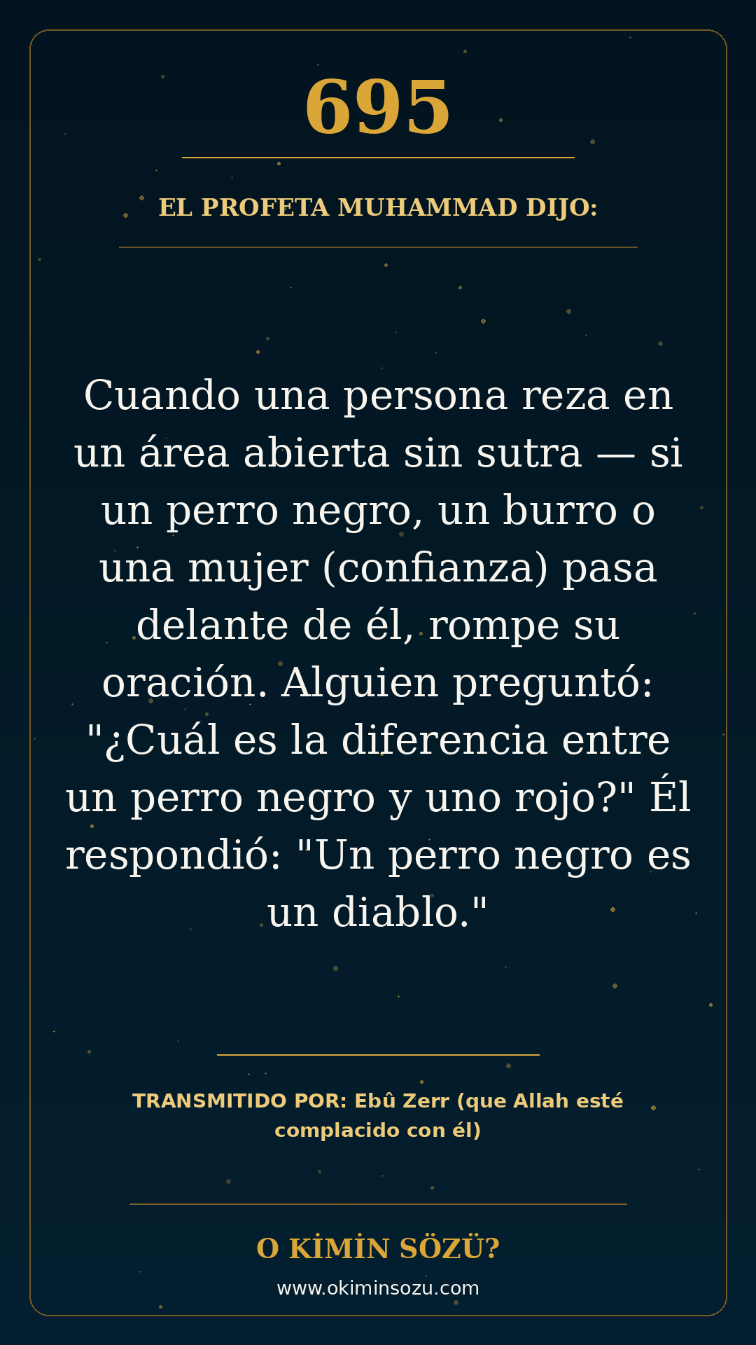 hadis 0695 es