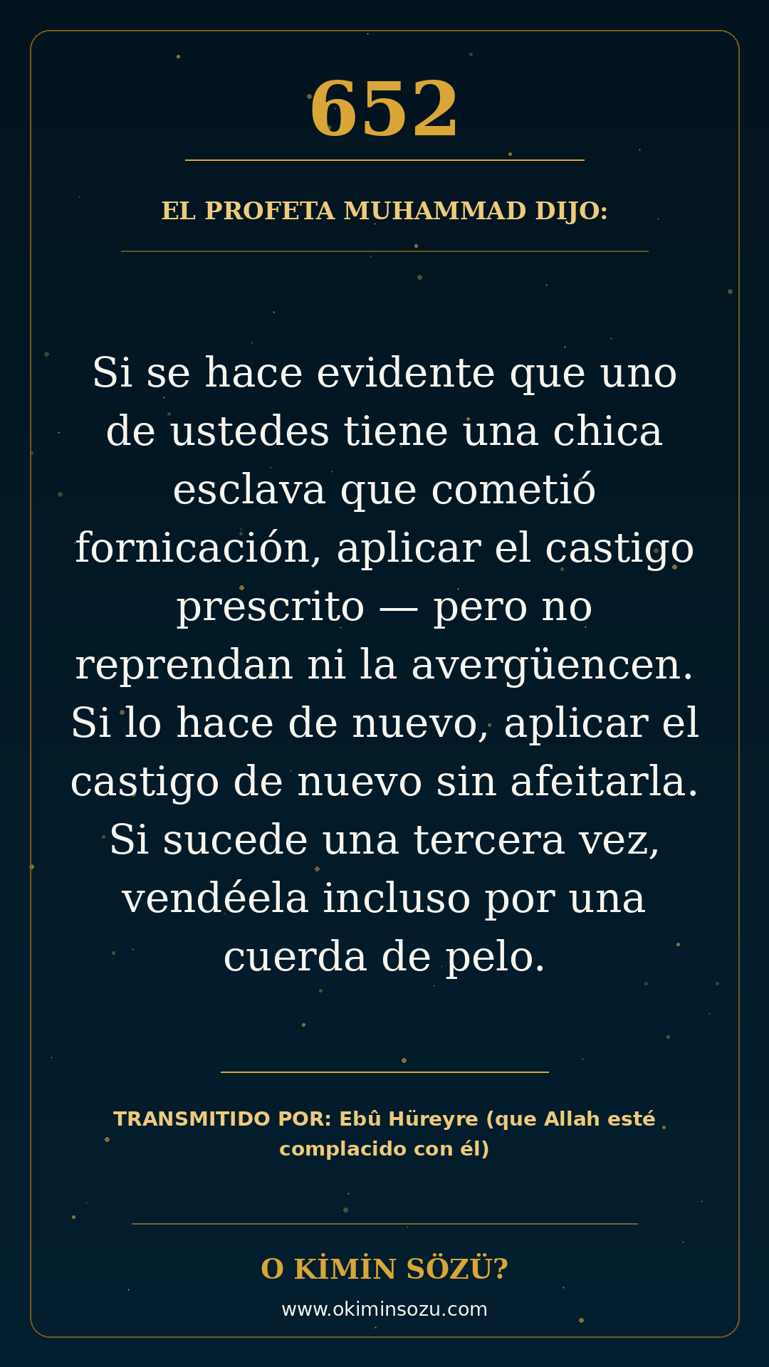 hadis 0652 es