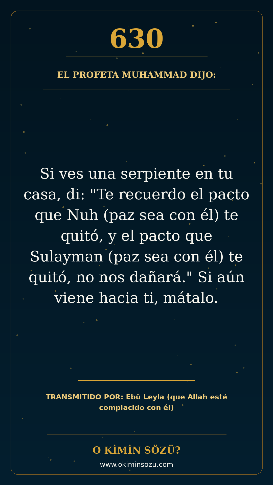 hadis 0630 es