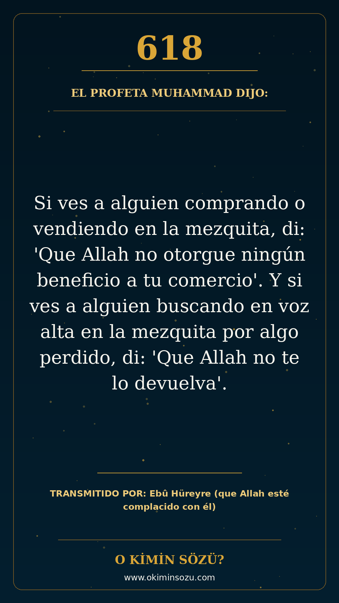 hadis 0618 es