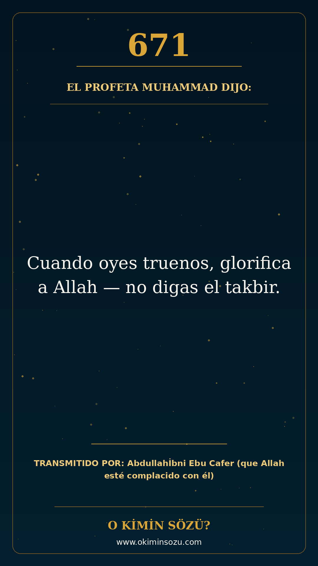 hadis 0671 es