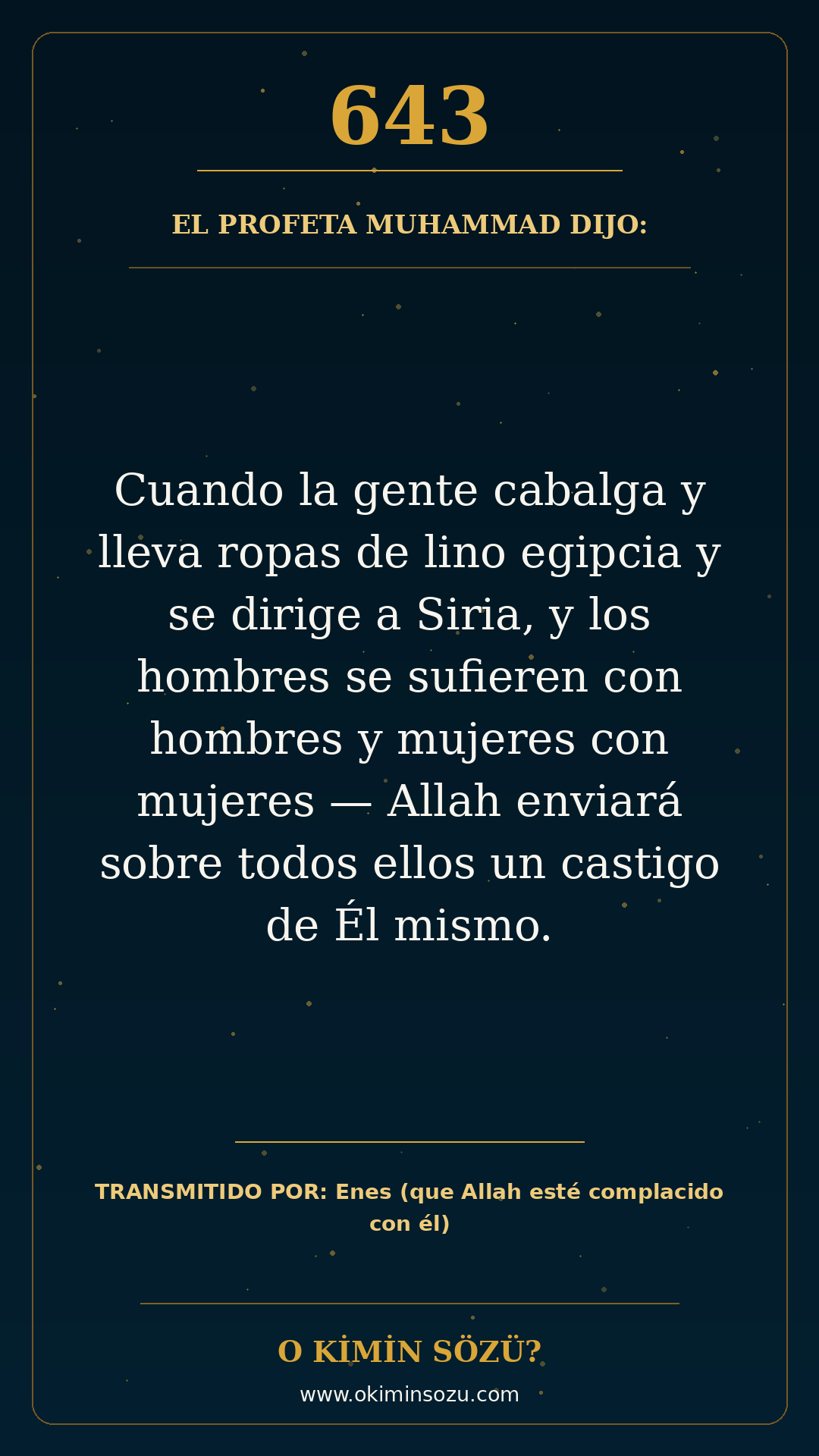 hadis 0643 es