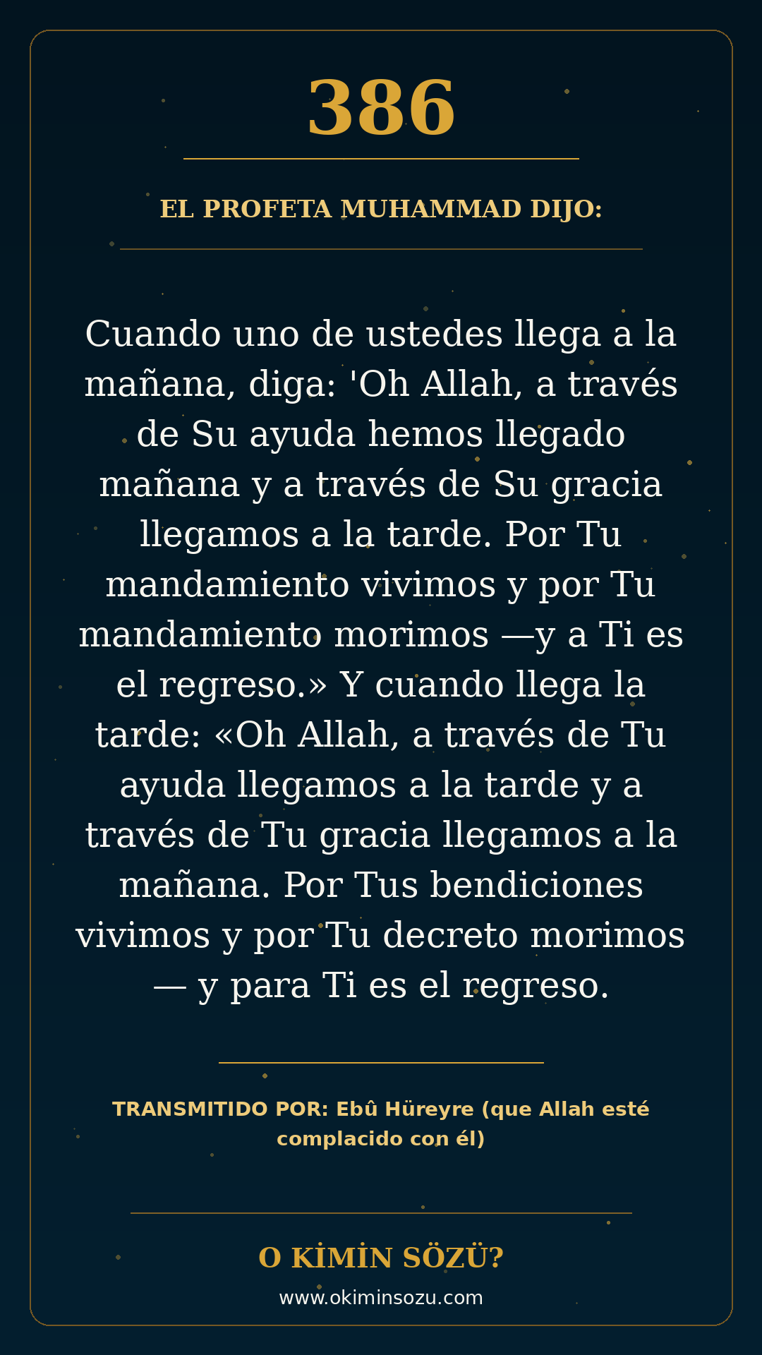 hadis 0386 es