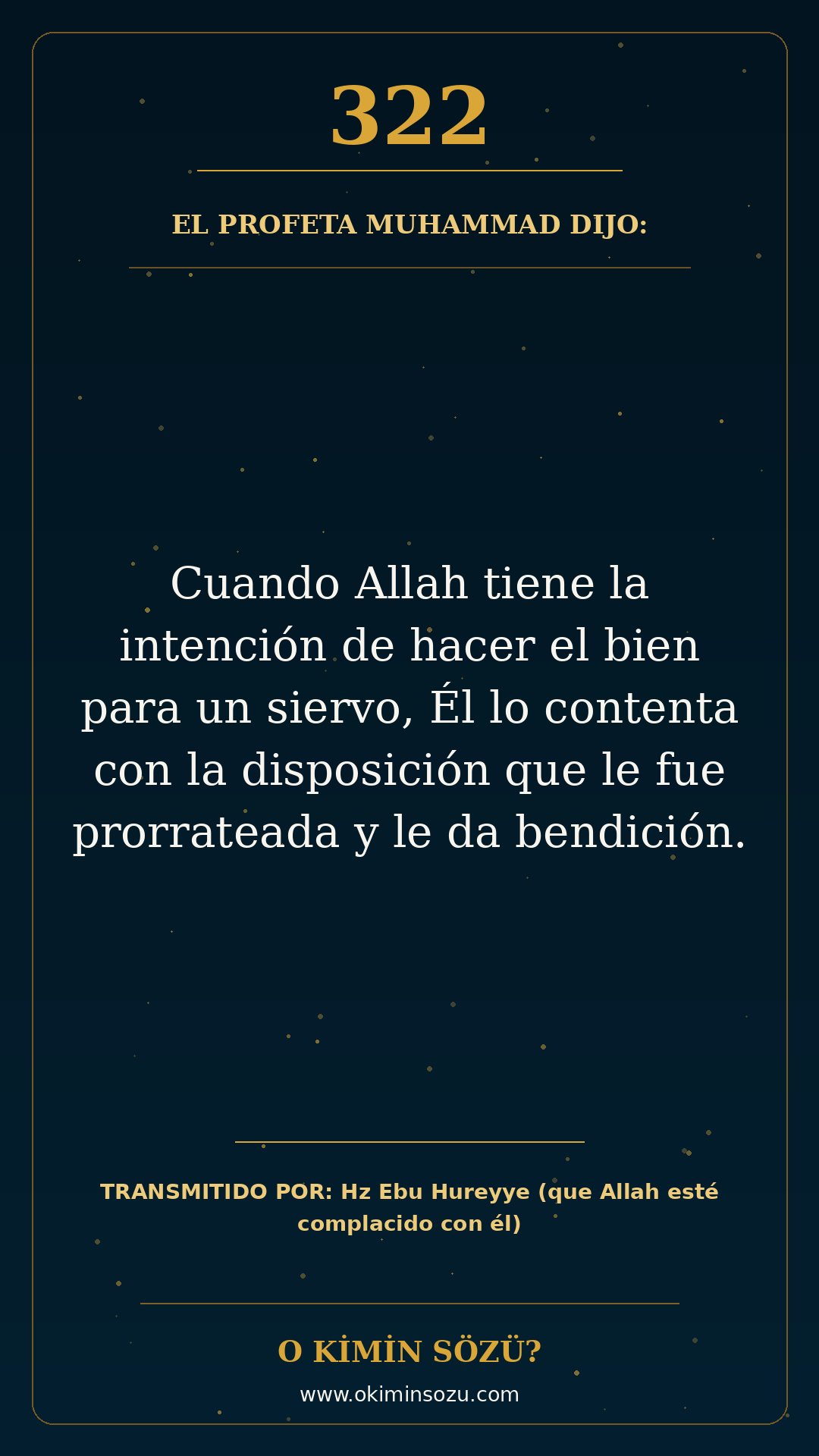 hadis 0322 es