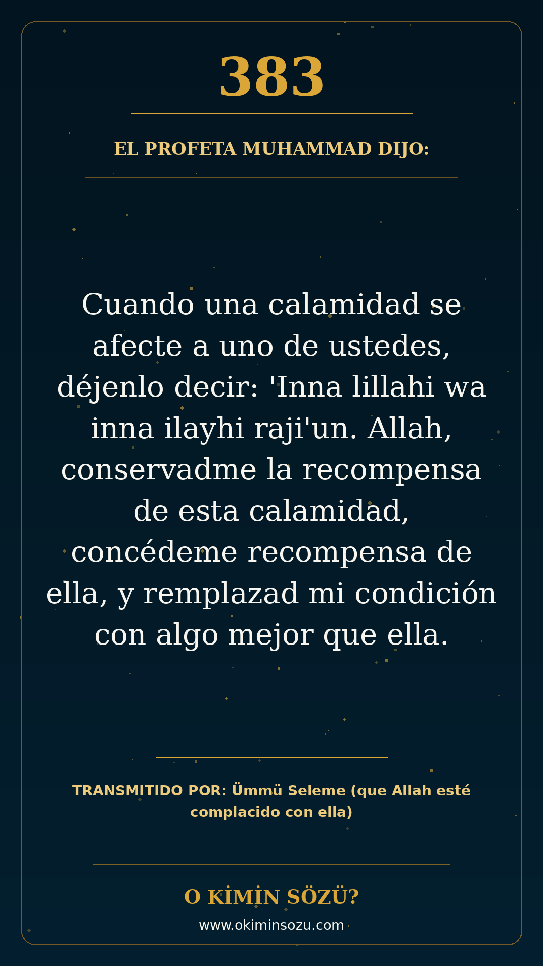 hadis 0383 es