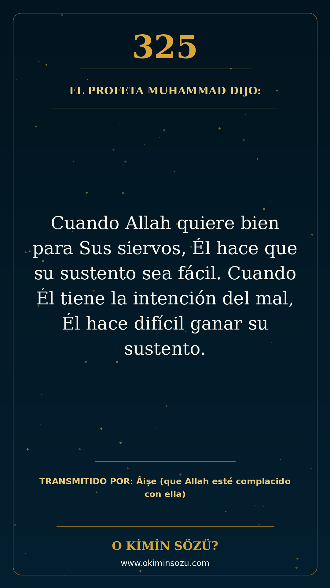 hadis 0325 es
