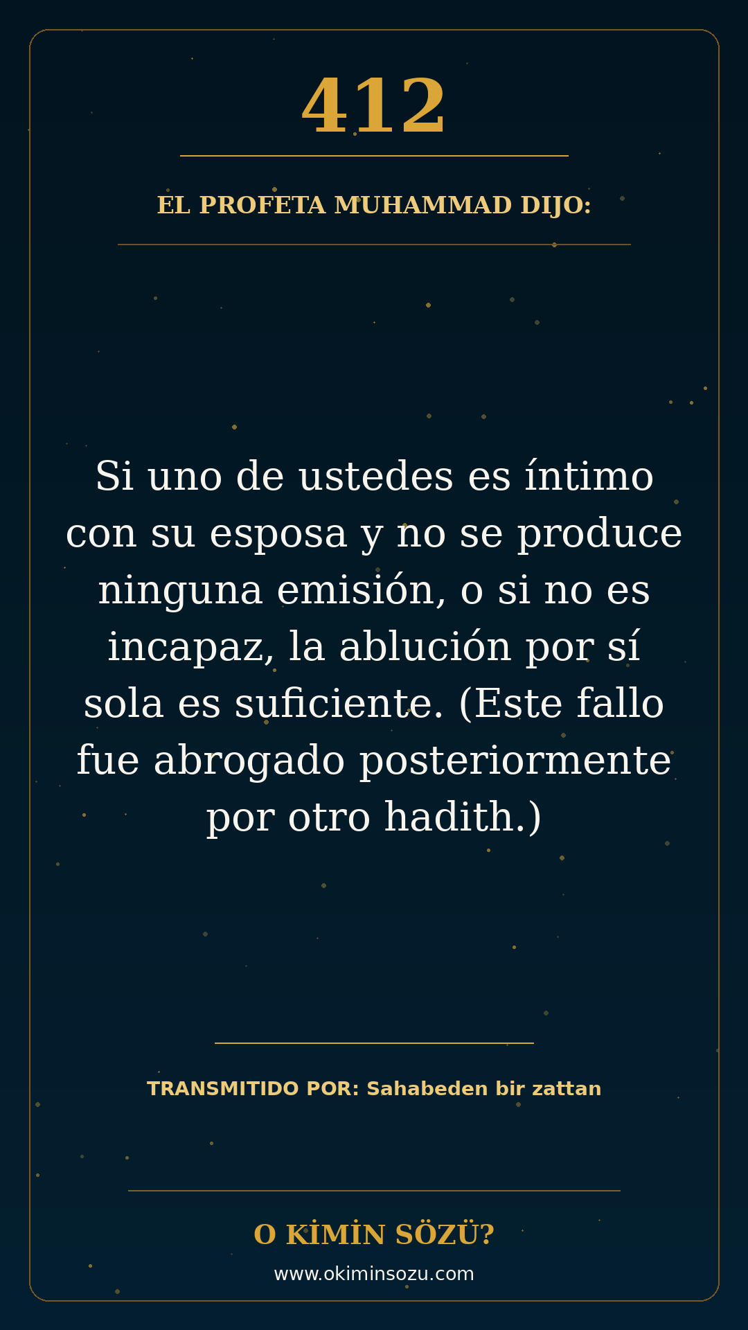 hadis 0412 es
