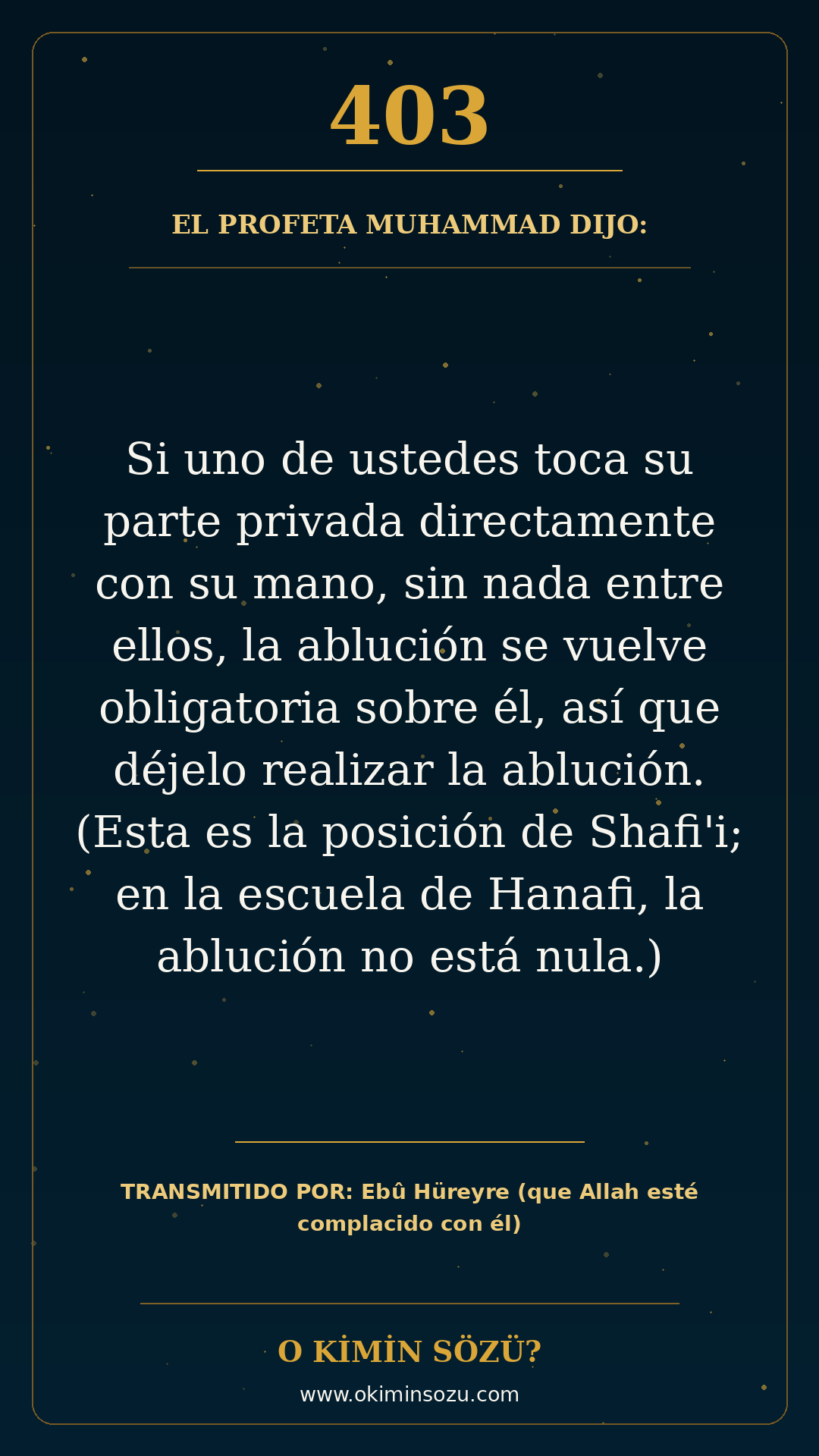 hadis 0403 es