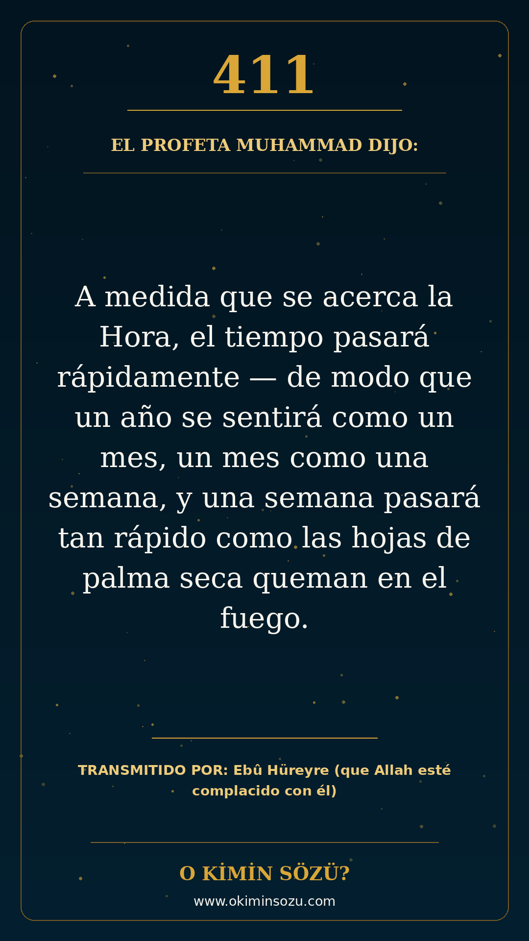 hadis 0411 es