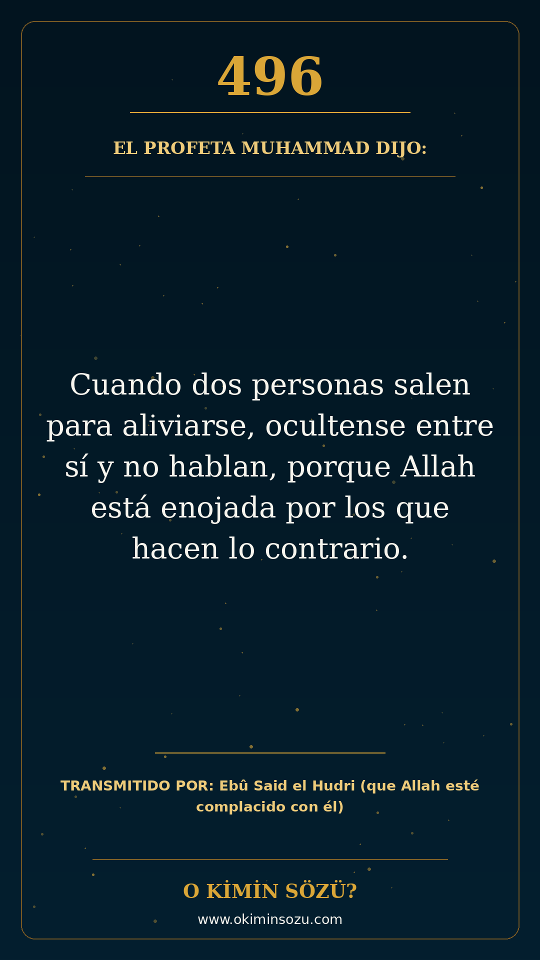 hadis 0496 es