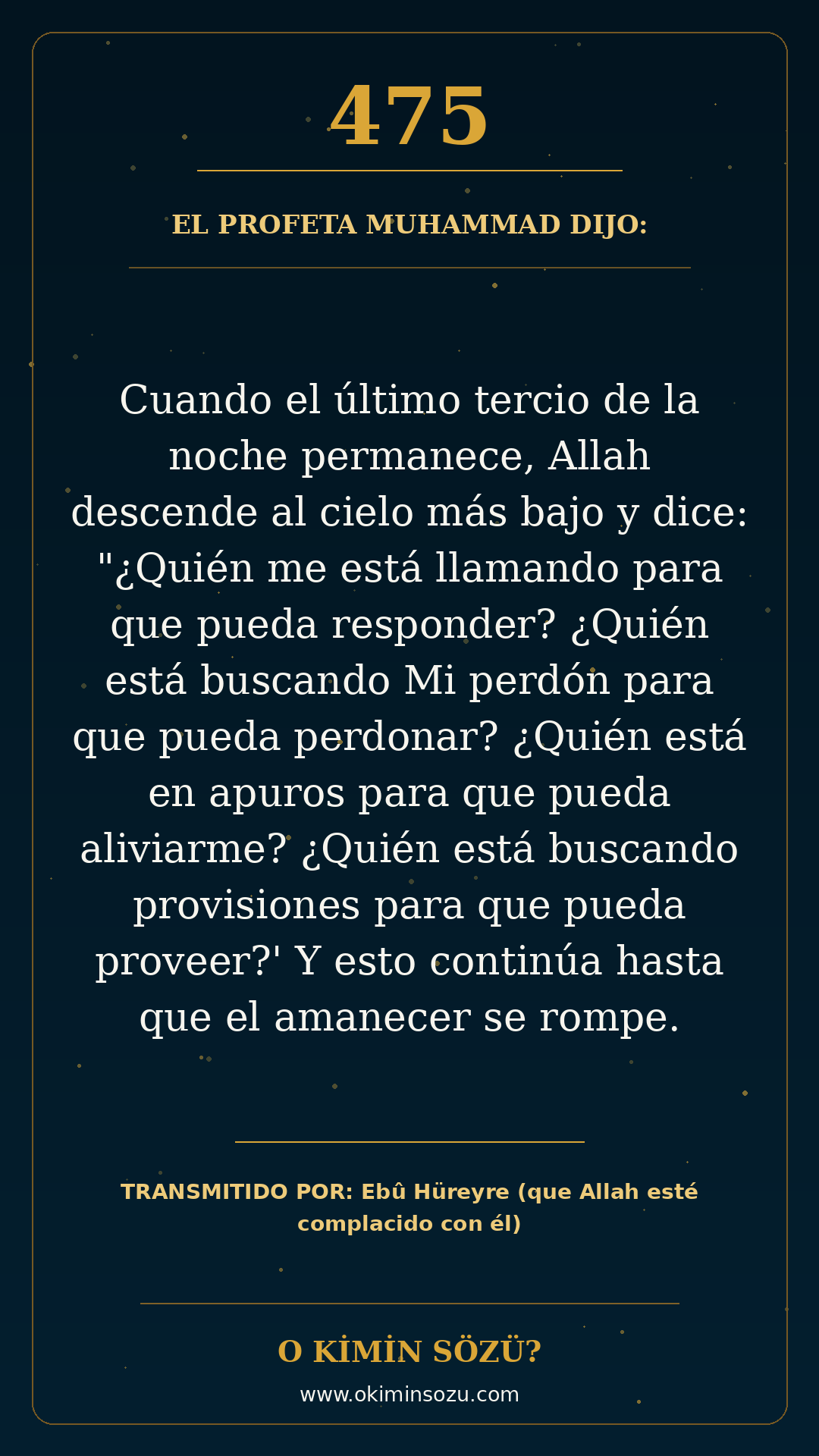 hadis 0475 es