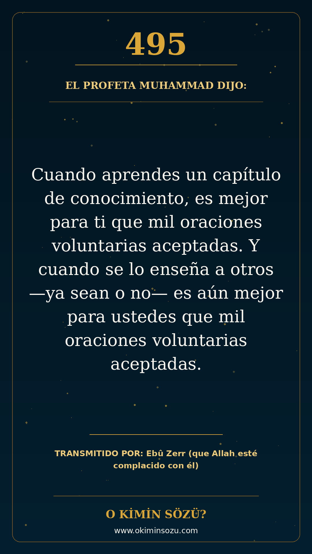 hadis 0495 es