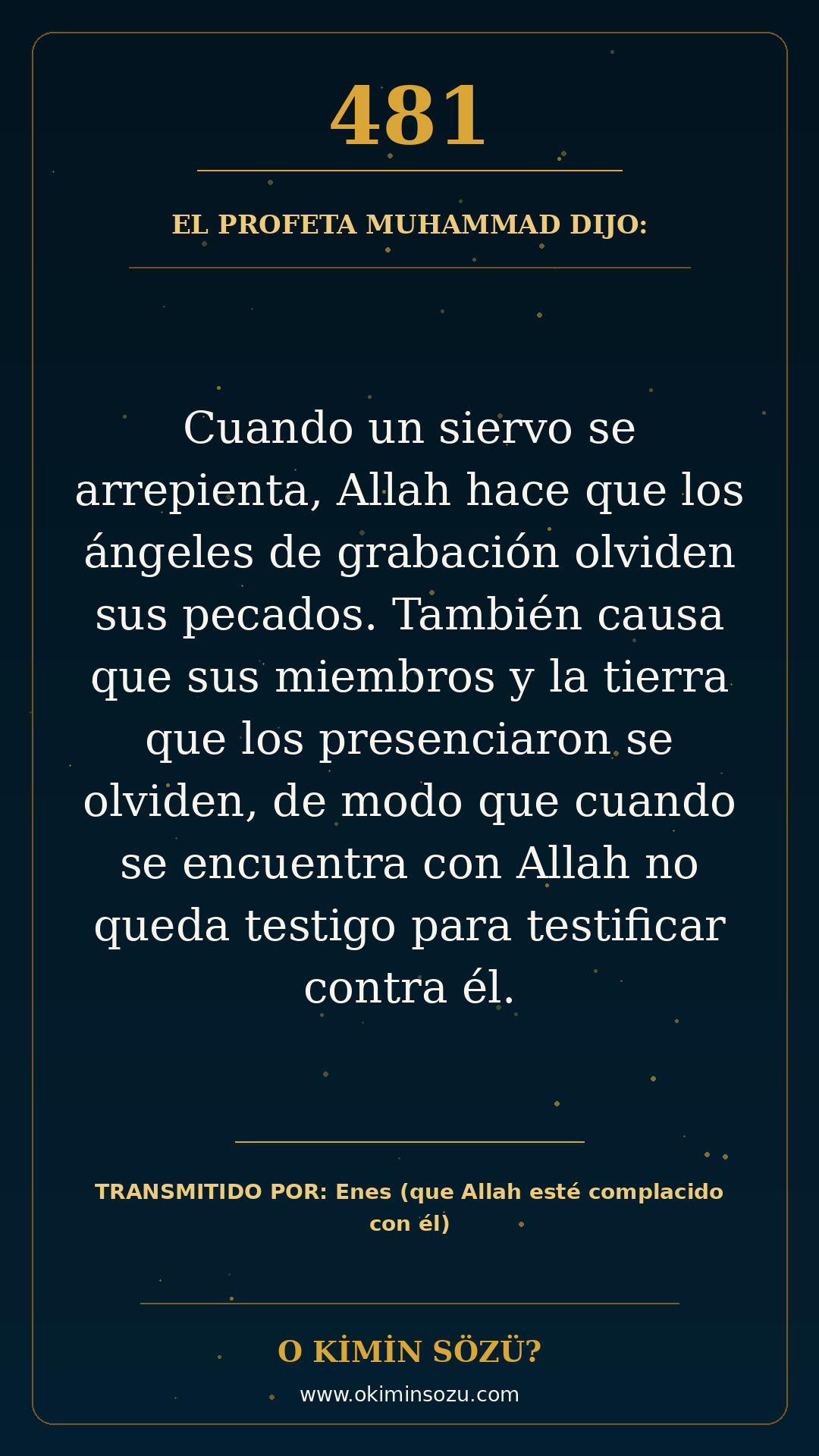 hadis 0481 es