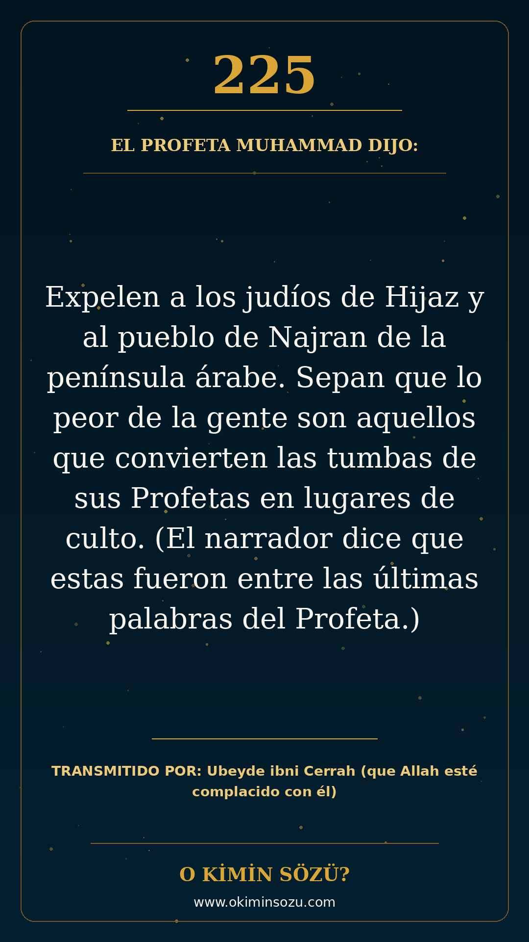 hadis 0225 es