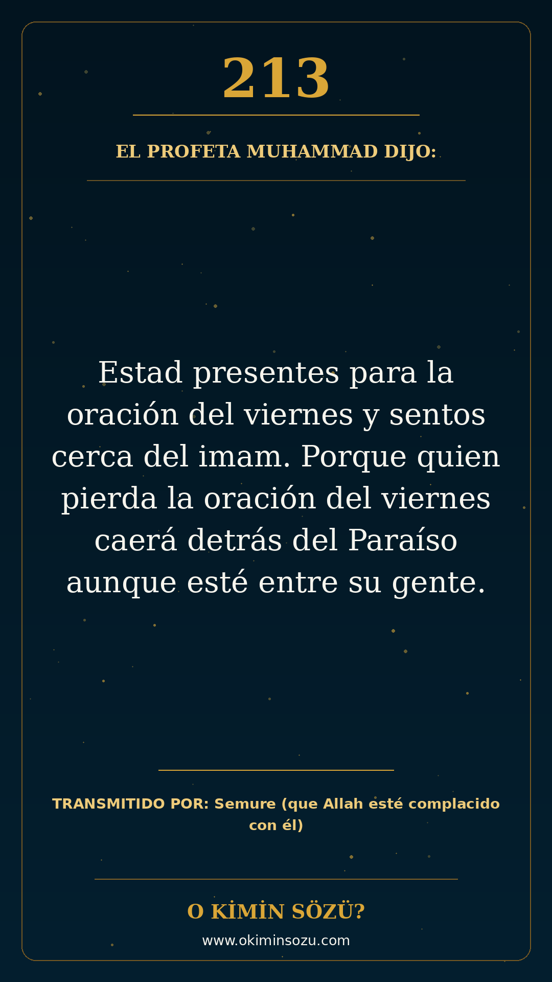 hadis 0213 es