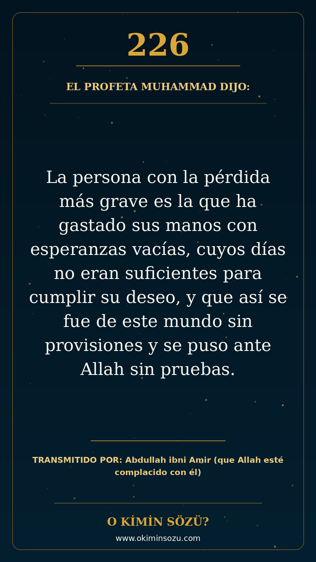 hadis 0226 es
