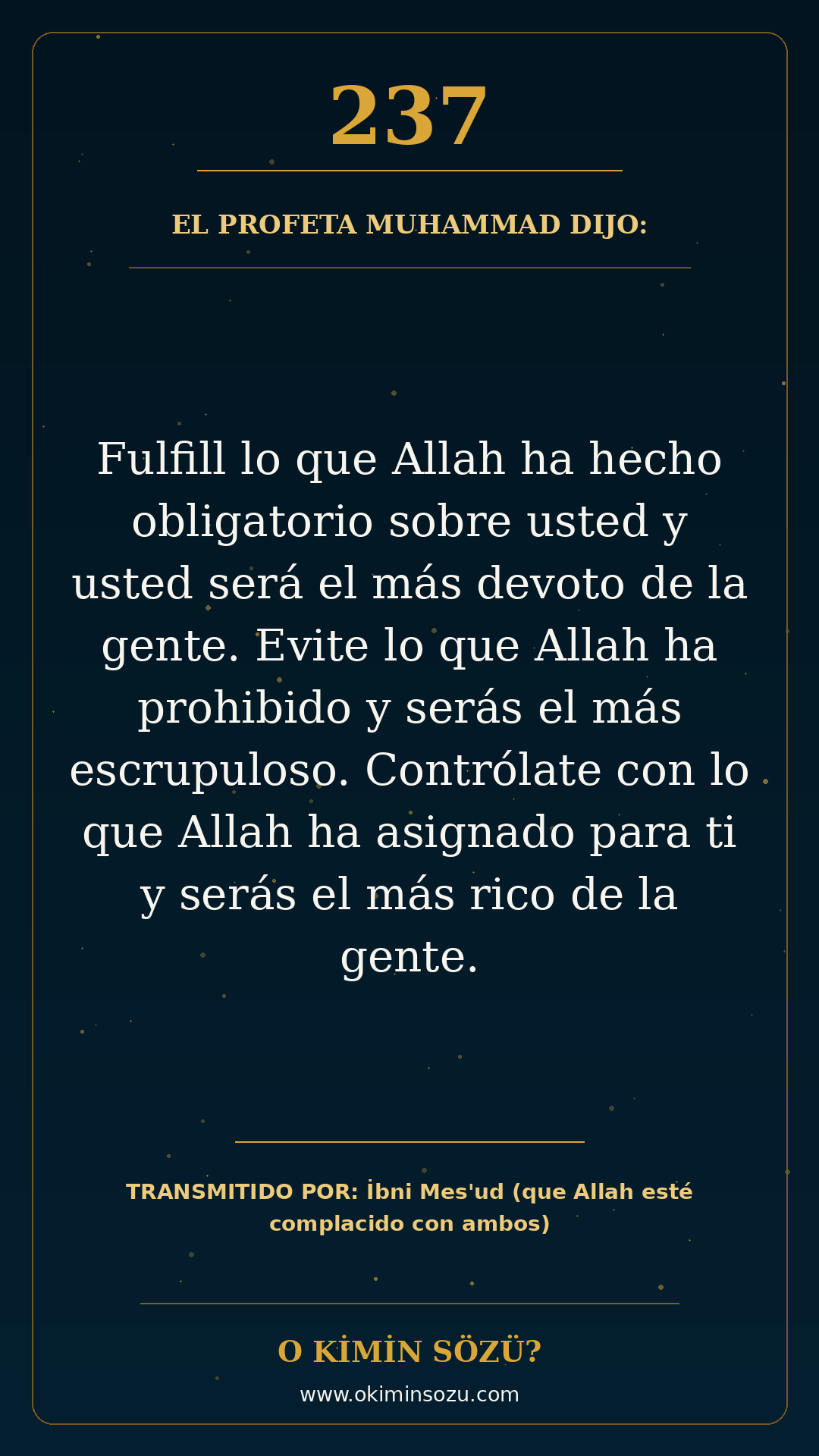 hadis 0237 es