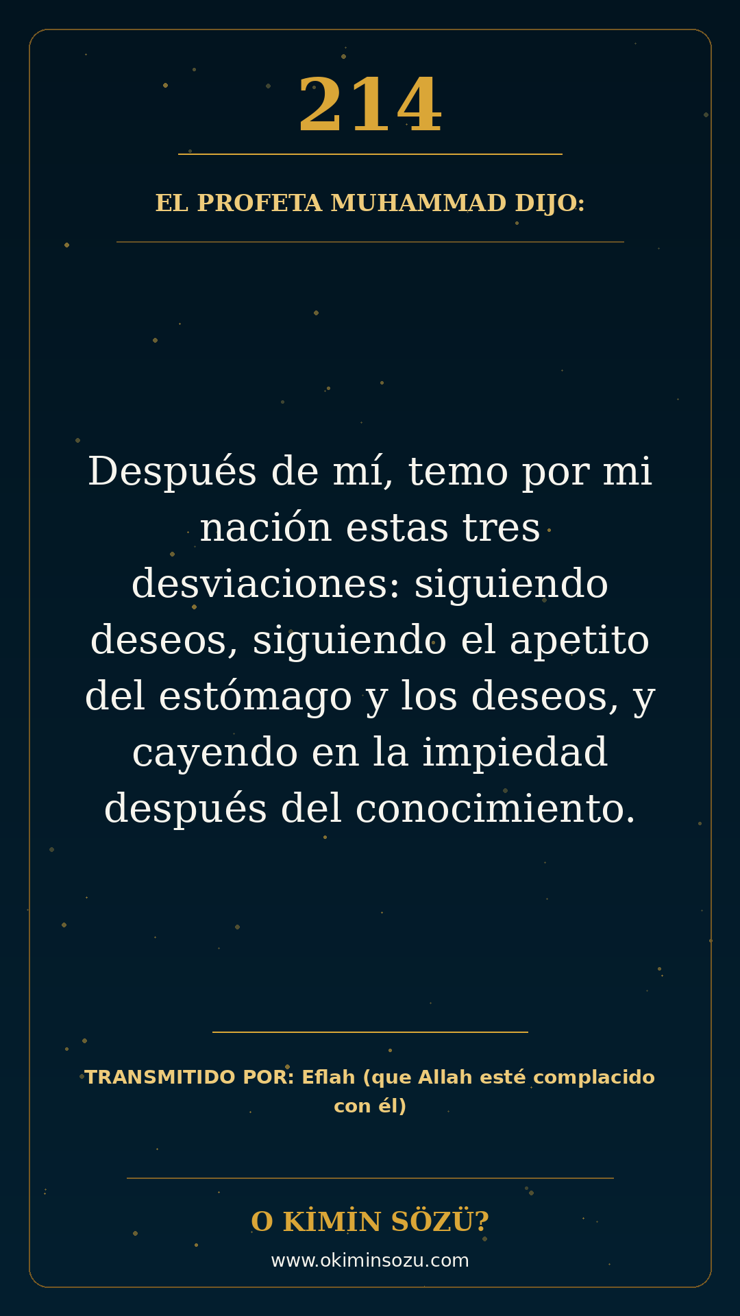 hadis 0214 es