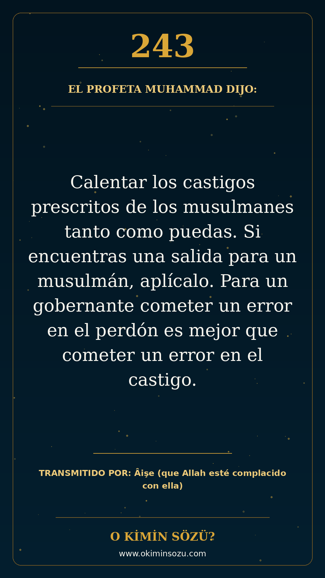 hadis 0243 es