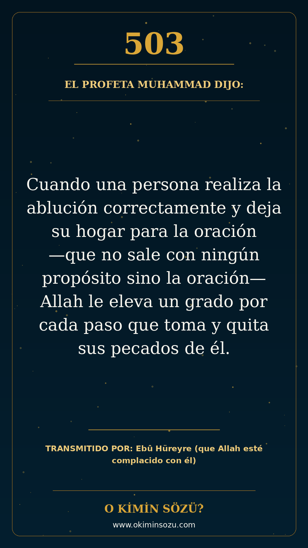 hadis 0503 es