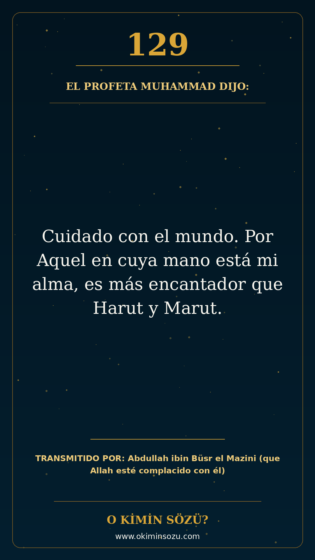 hadis 0129 es