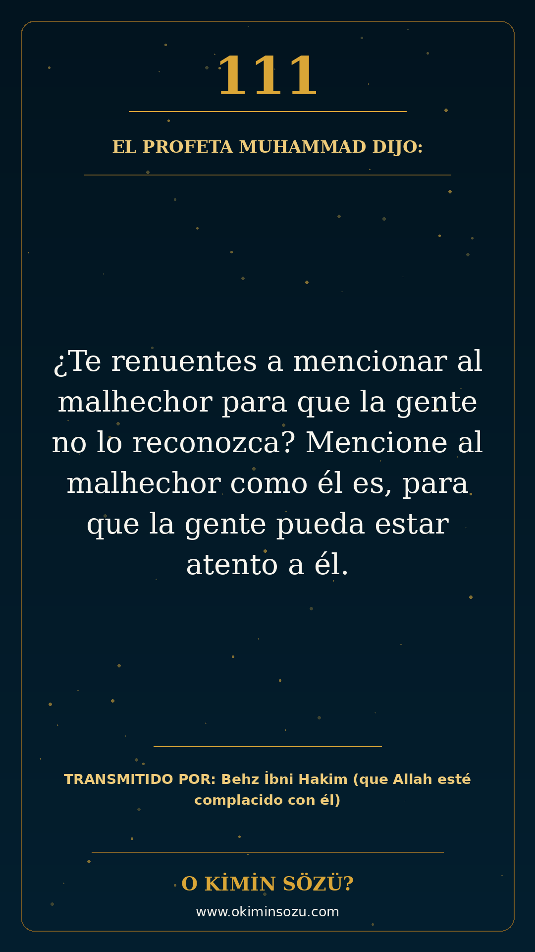 hadis 0111 es