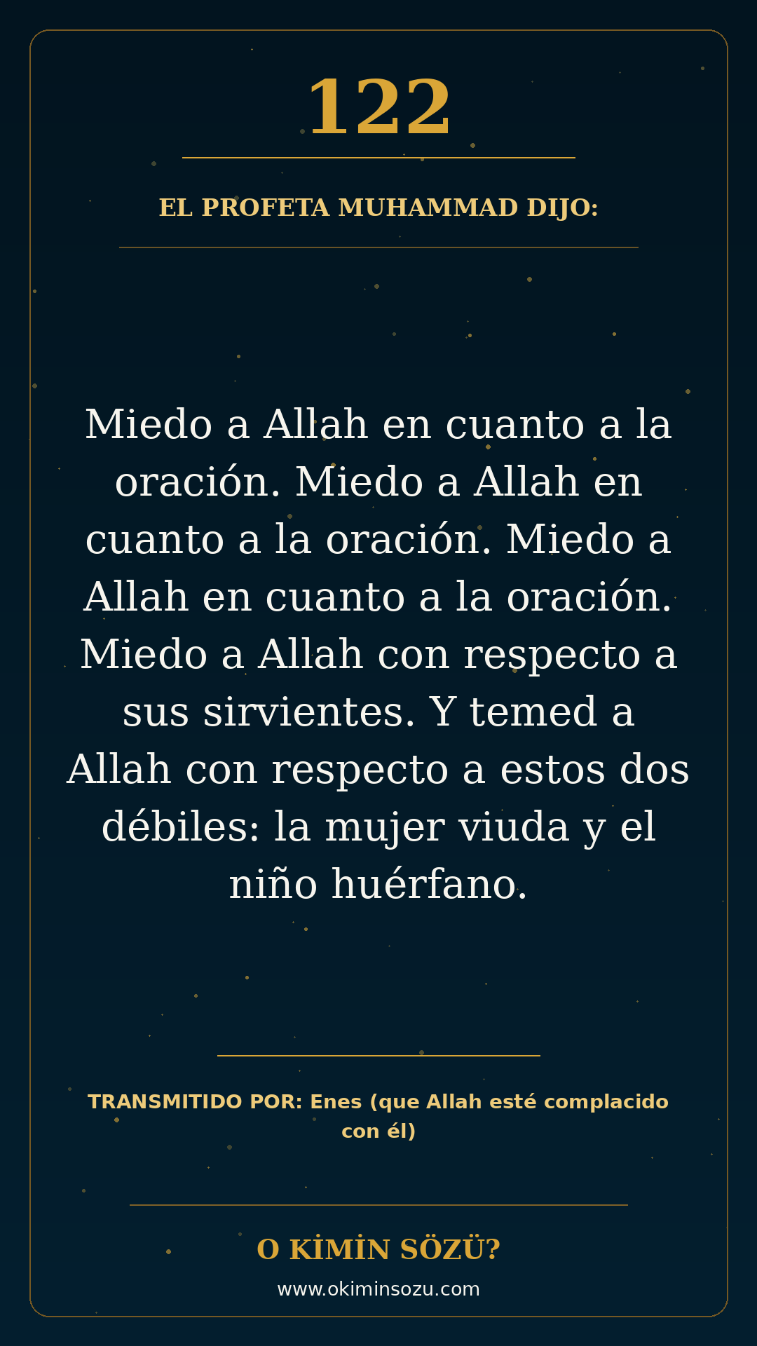 hadis 0122 es