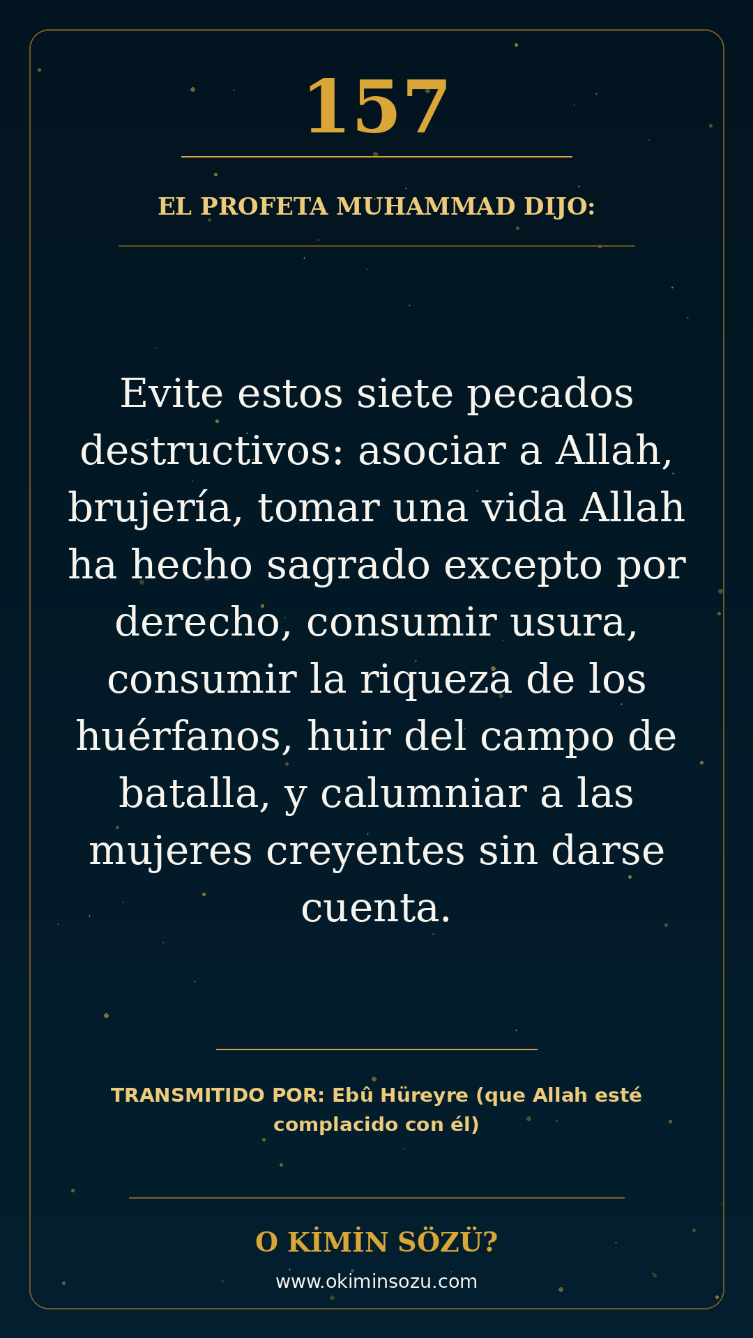 hadis 0157 es