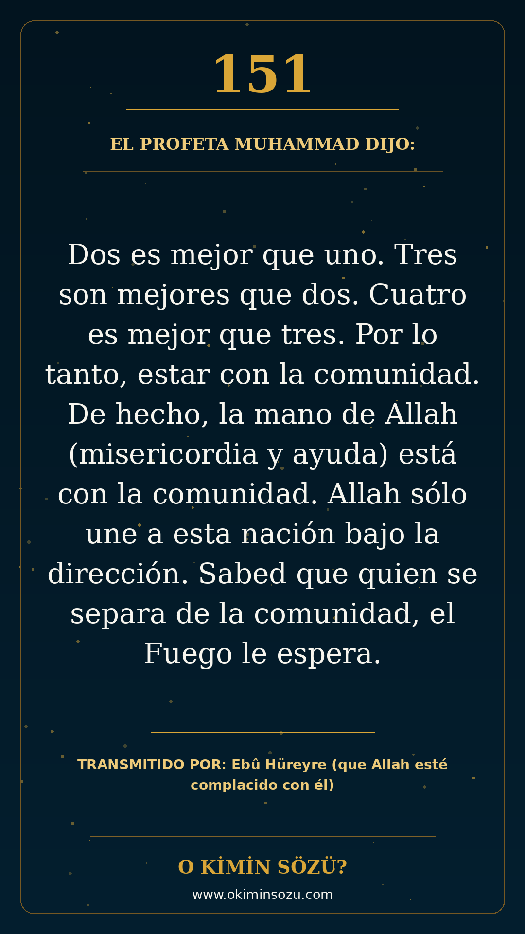 hadis 0151 es