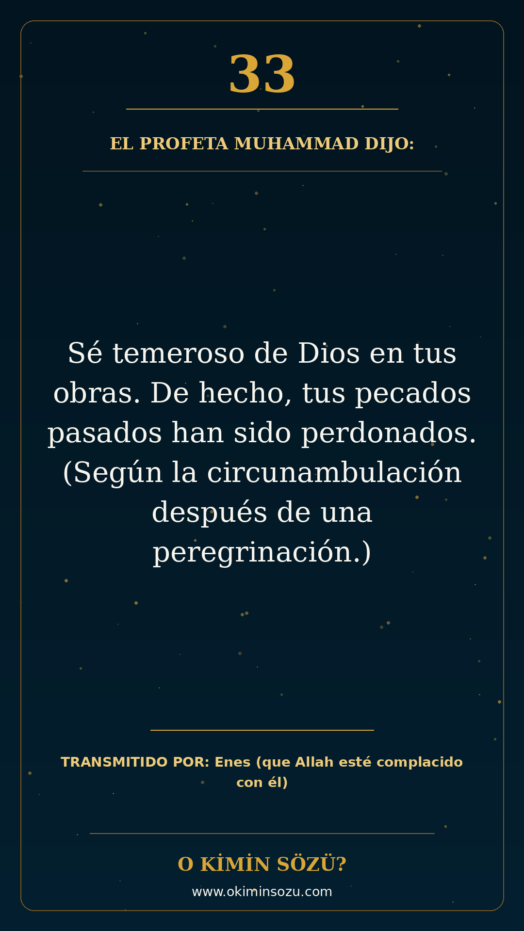 hadis 0033 es