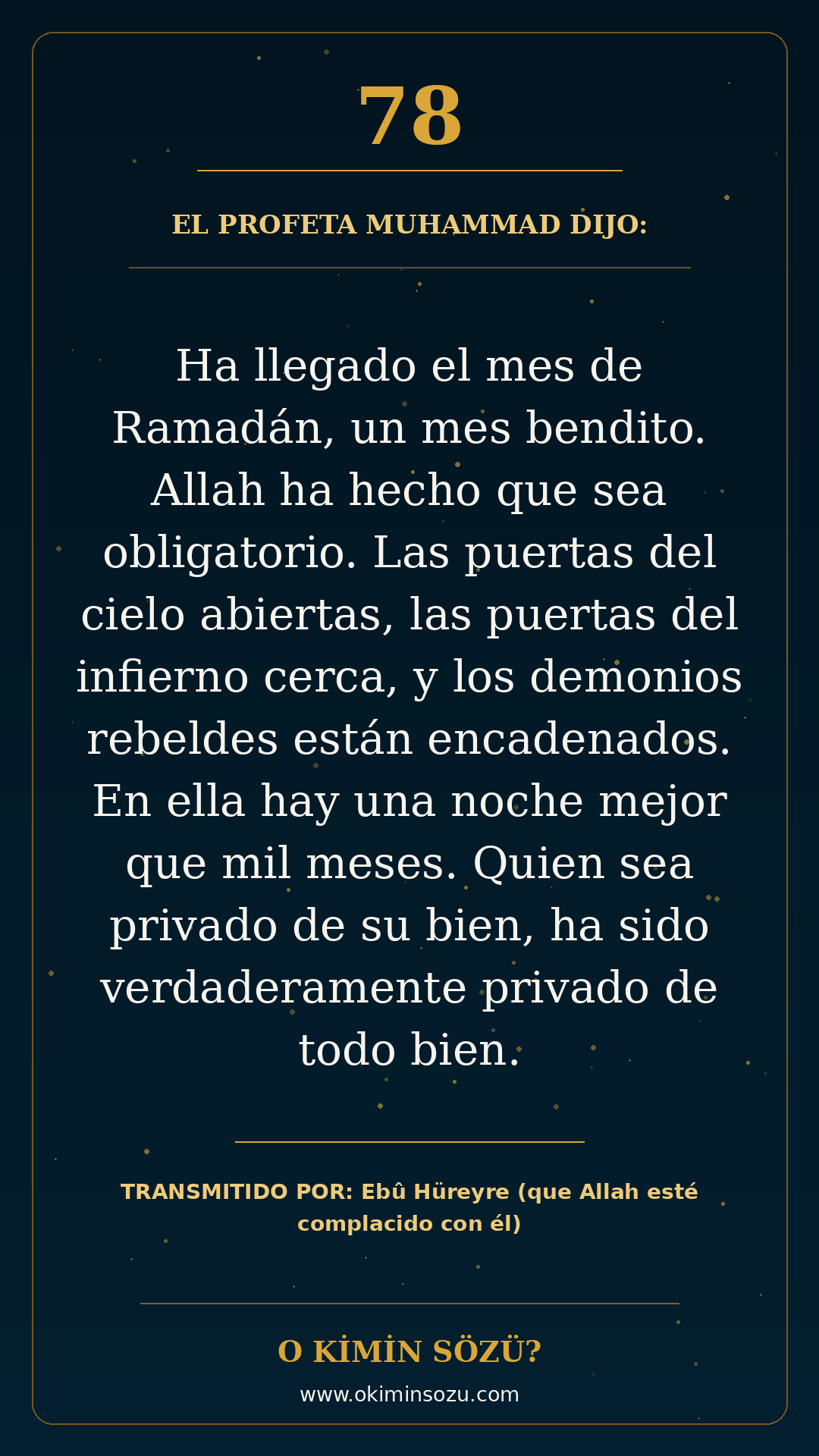 hadis 0078 es