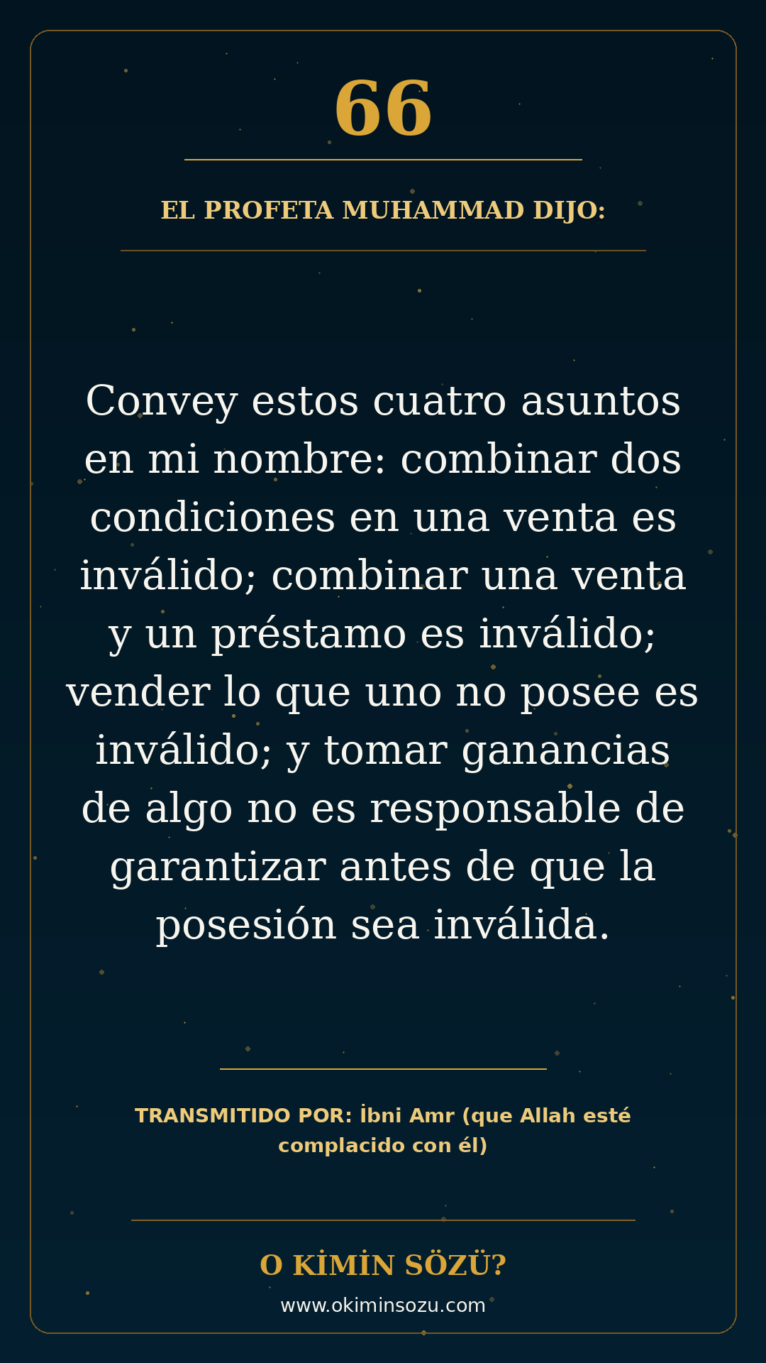 hadis 0066 es