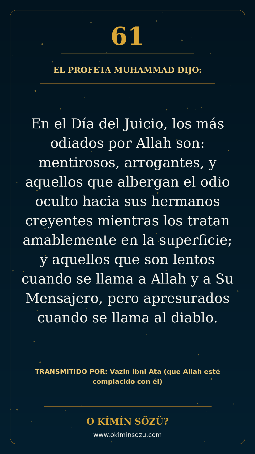 hadis 0061 es