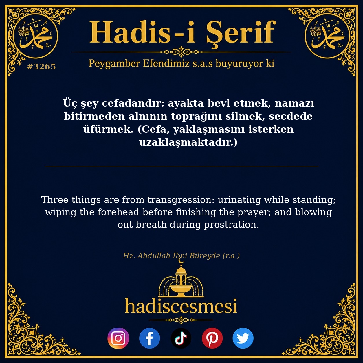 Hadis 3265