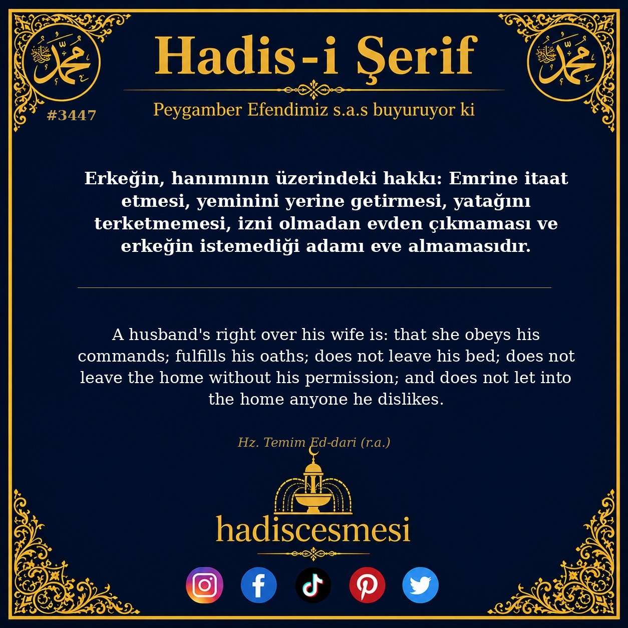 Hadis 3447