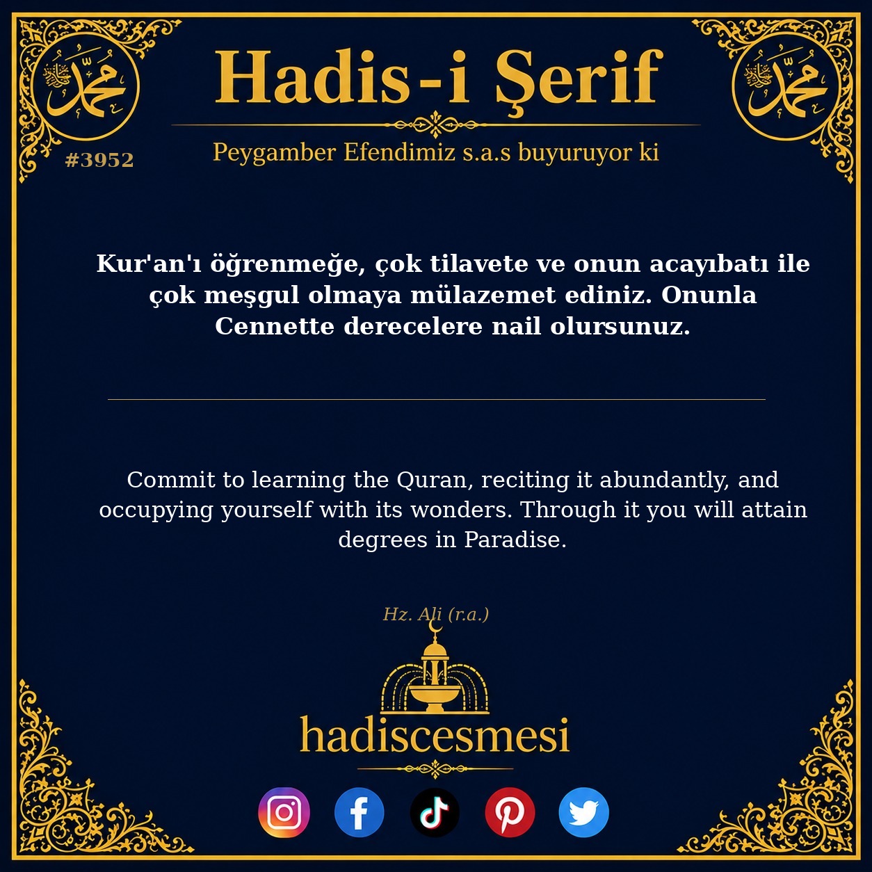 Hadis 3952