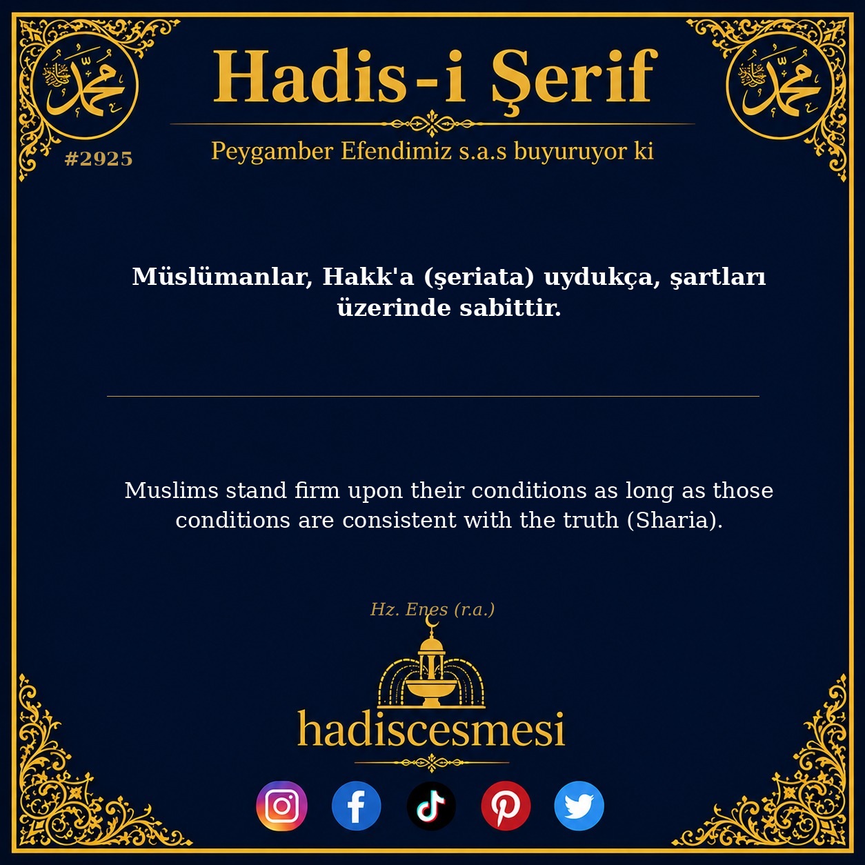 Hadis 2925