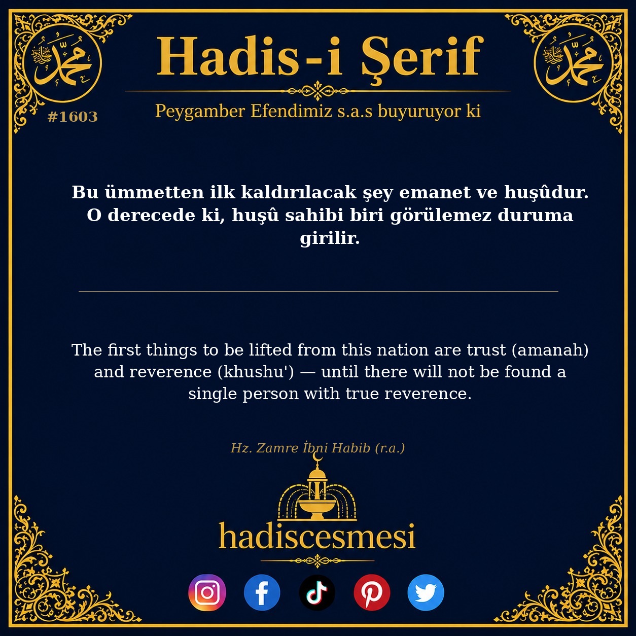 Hadis 1603