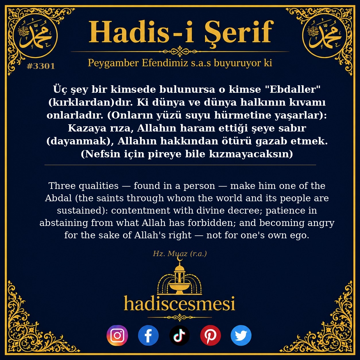 Hadis 3301