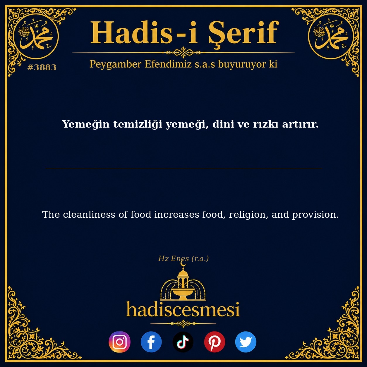 Hadis 3883