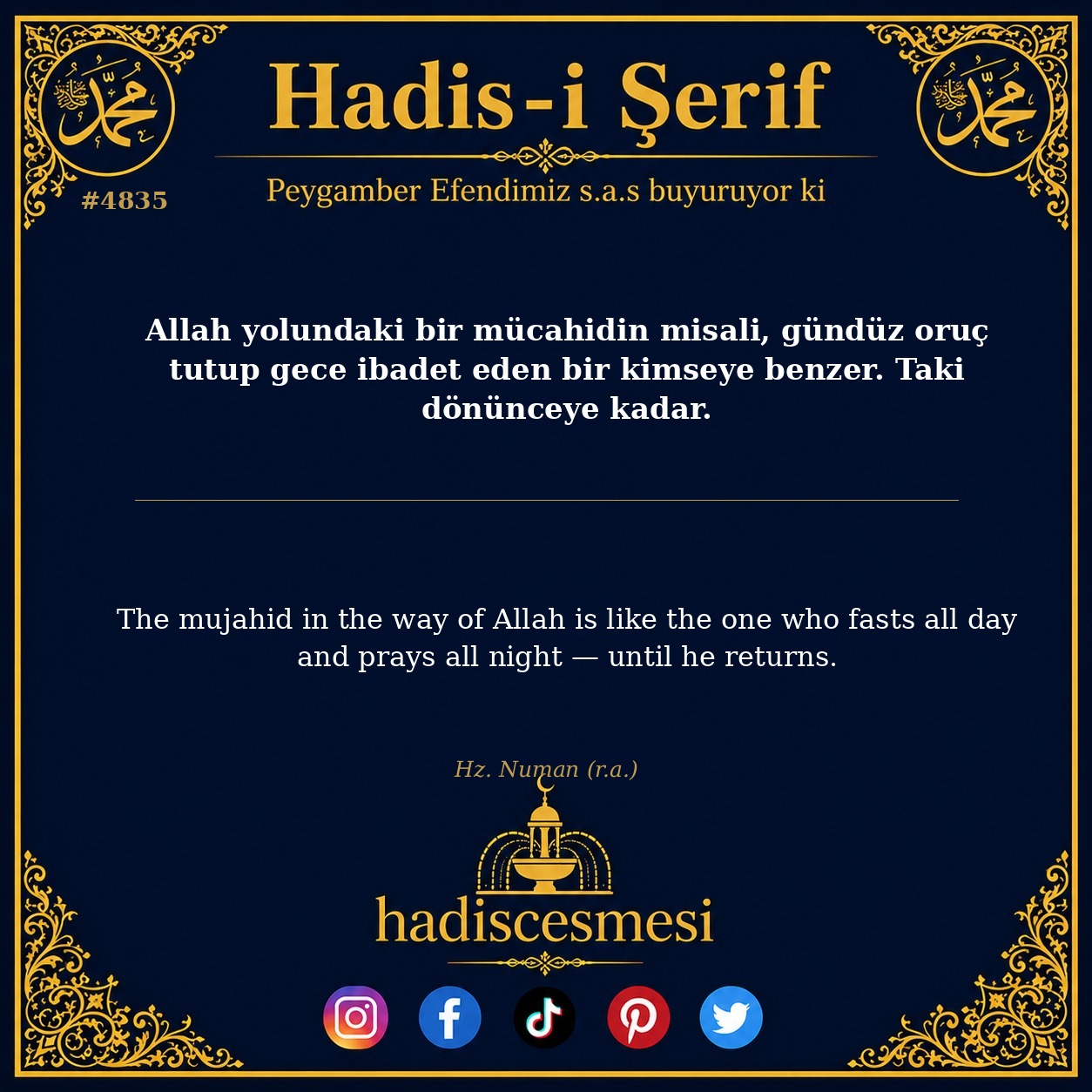 Hadis 4835