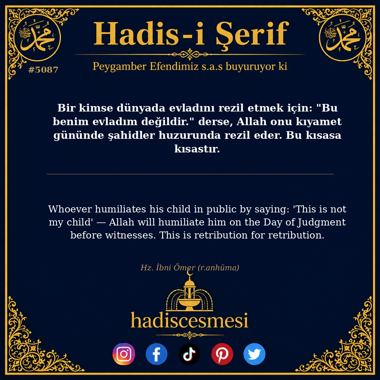 hadis 5087