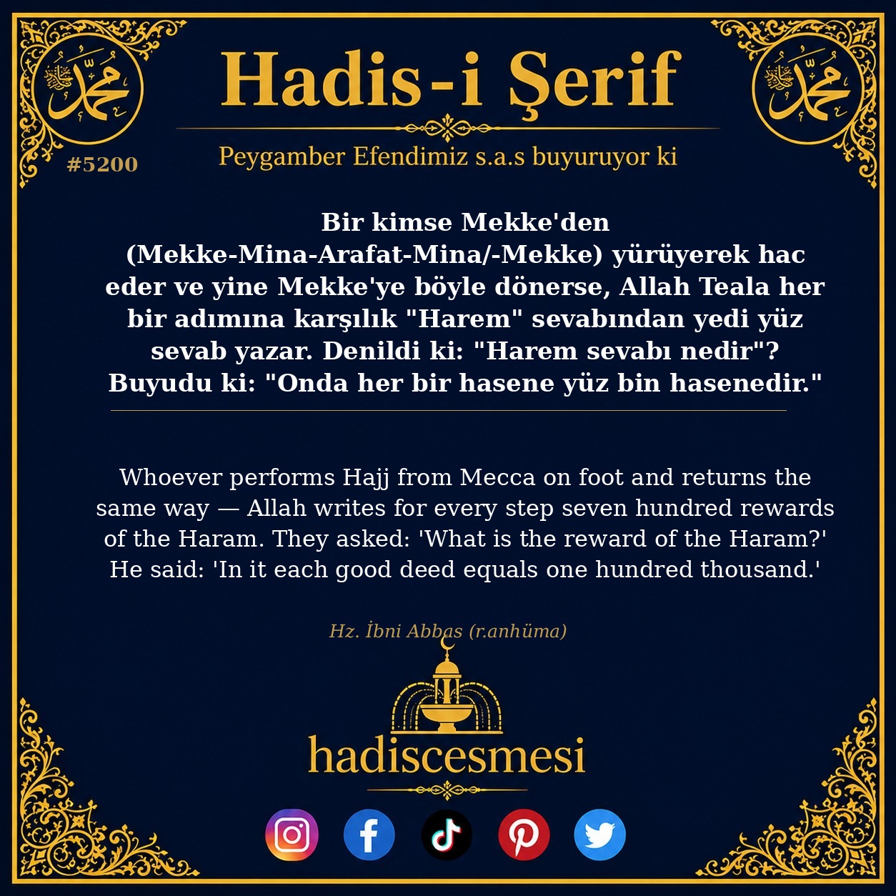 hadis 5200