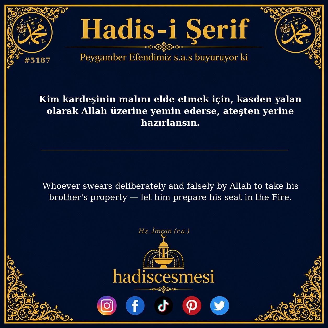 hadis 5187