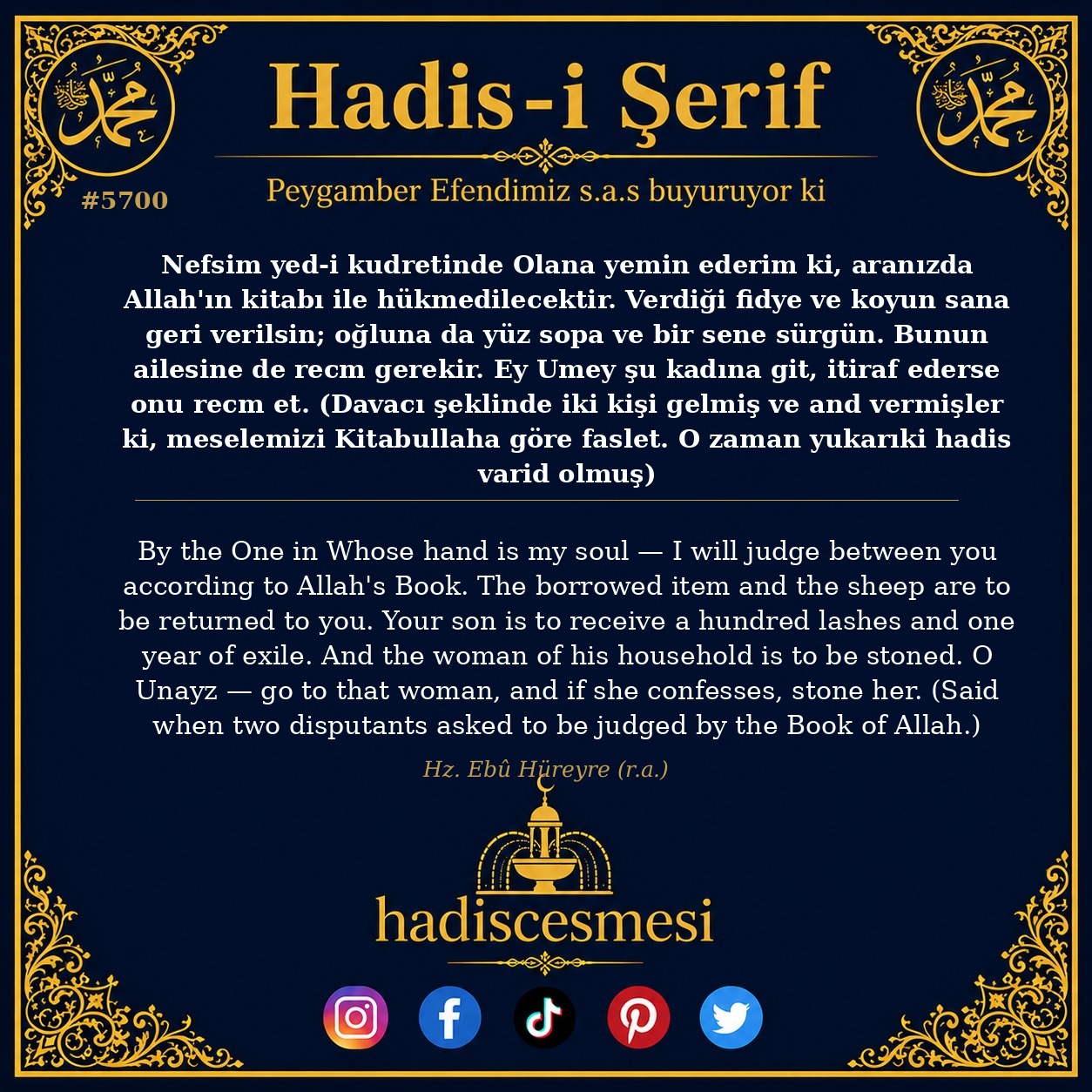 hadis 5700