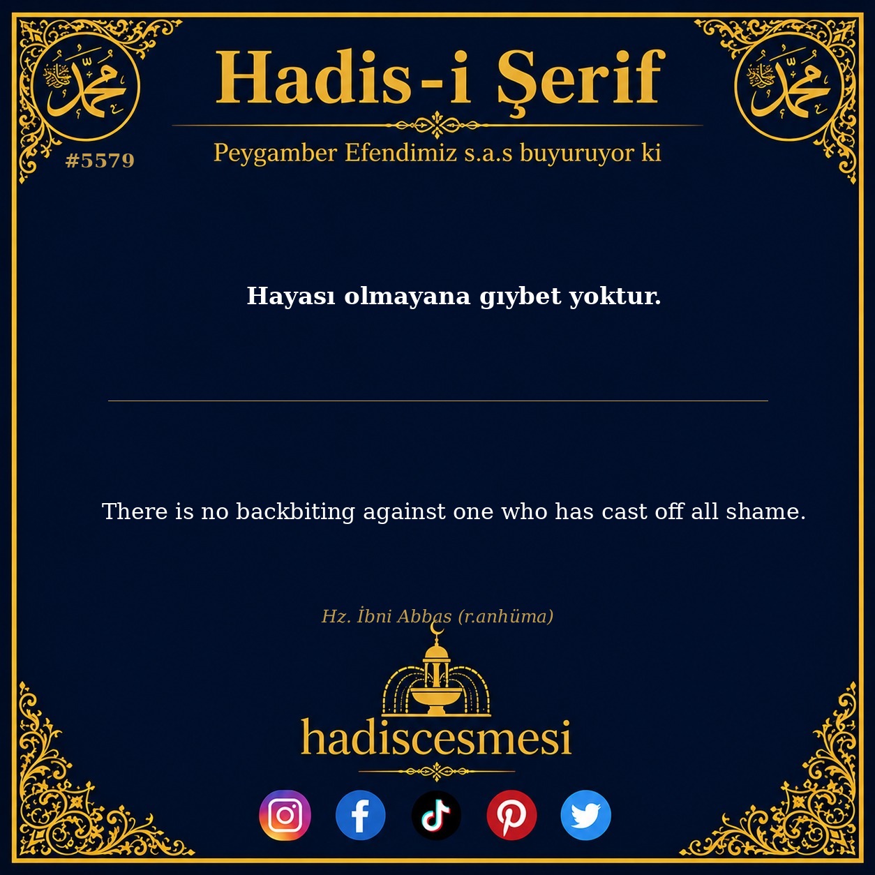 hadis 5579