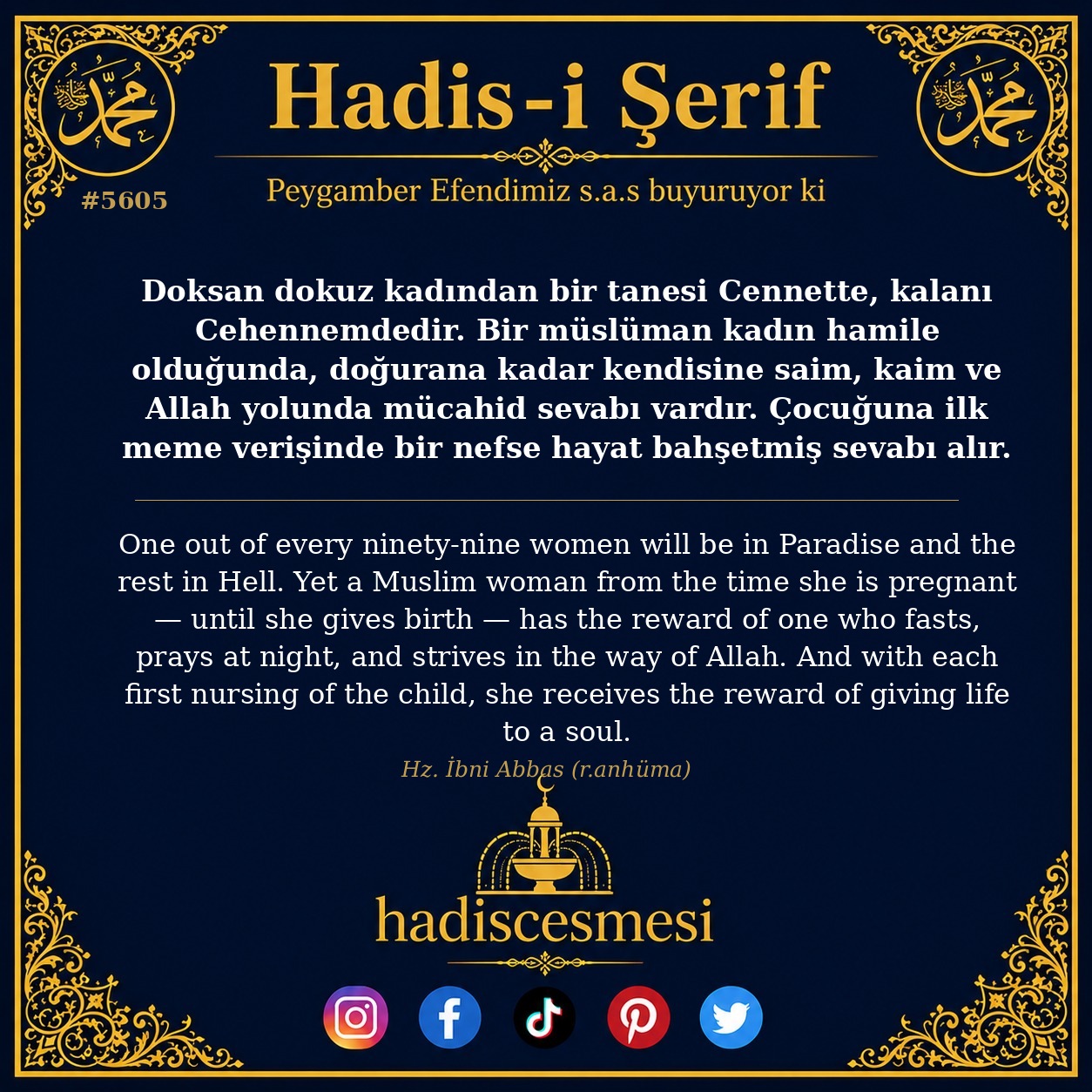 hadis 5605